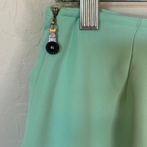 Jamie Sadock | Mint Green Mini Skort w/ Slit on R Leg Size 4 - Picture 8 of 11